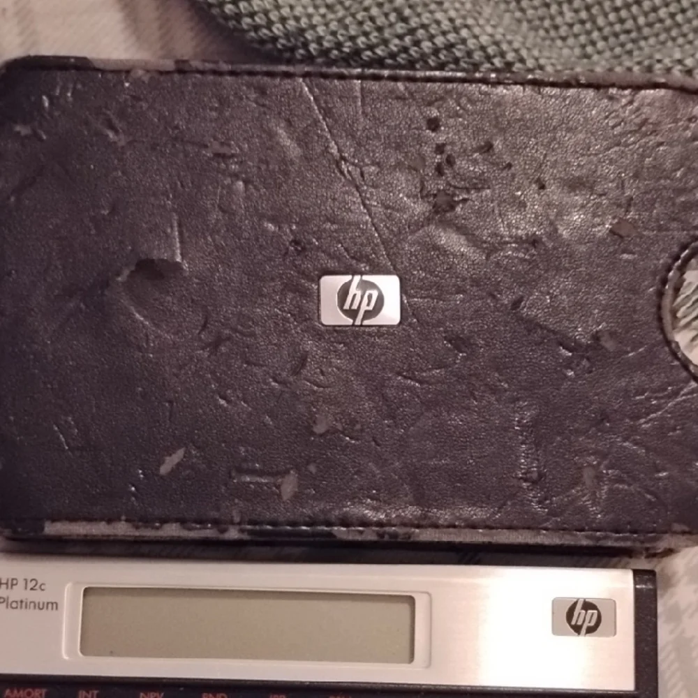 HP 12C Platinum Calculator with Black Case
